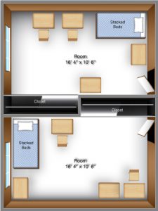 Lowell Hall room floor plan