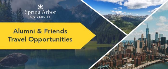 Alumni and friends Travel opportunity banner
