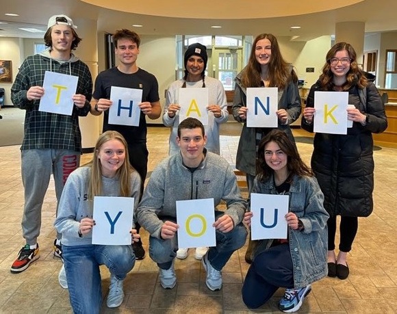 Students Giving Thanks on Giving Tuesday
