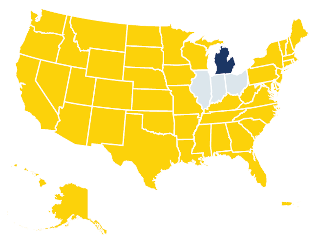 Map of U.S and International Territory